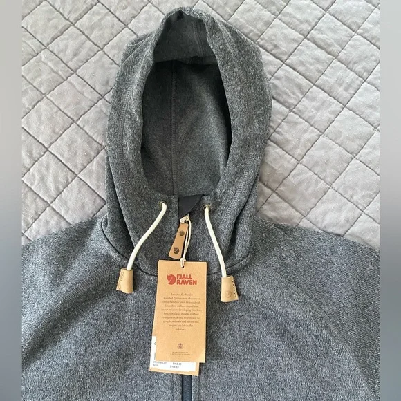 NWT Fjallraven Ovik Fleece Hoodie - Picture 6 of 16